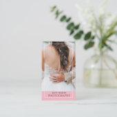 Neue Braut- und Ehemannfotograf Visitenkarte (Stehend Vorderseite)