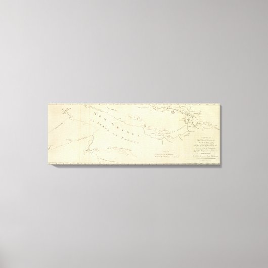 Neue britische Entdeckungen Leinwanddruck (Vorderseite)