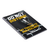 Neue Buchabdeckung Personalisiert mit eigenem Text Notizblock (Rechte Seite)