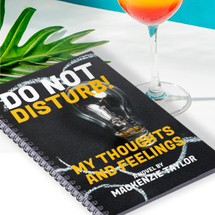 Neue Buchabdeckung Personalisiert mit eigenem Text Notizblock