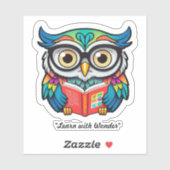 "Neue Bücher entdecken" Aufkleber (Blatt)