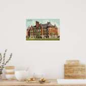 Neue Burg, Indiana - Burg Poster (Küche)