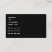 Neue Business Cards für das Automobilreparaturzent Visitenkarte (Rückseite)