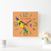 Neue Caledonia-Uhr Quadratische Wanduhr (Zuhause)
