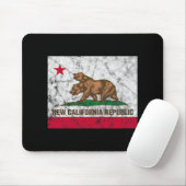 Neue California Republik Ncr State Distressed Flag Mousepad (Mit Mouse)