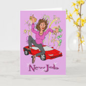 Neue Cartoon-Karikatur Karte (Gelbe Blume)