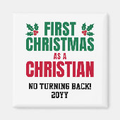 NEUE CHRISTLICHE ERSTE CHRISTMAS MAGNET (Vorne)