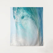 Neue coole Pazifikwelle Wandteppich (Vorderseite)