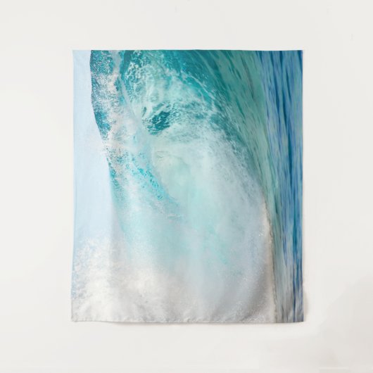 Neue coole Pazifikwelle Wandteppich (Vorderseite)