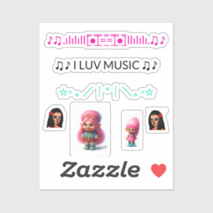 Neue Coole, trendige iPhone-Sticker für die Rückse Aufkleber