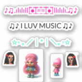 Neue Coole, trendige iPhone-Sticker für die Rückse Aufkleber (Vorderseite)