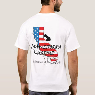 Neue Crawlifornia Kustomz Shirt-Flagge T-Shirt