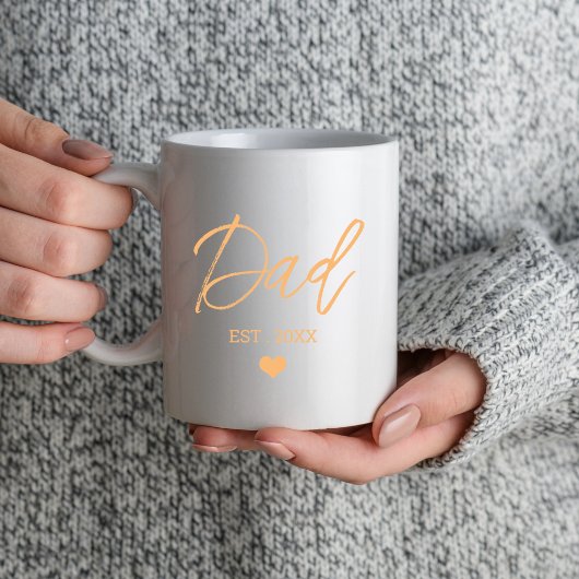 Neue Dad-Mama für neue Eltern, die ein Daddy-Gesch Kaffeetasse