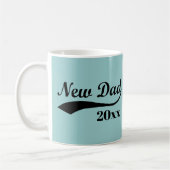 Neue Dad-Tasse, benutzerdefinierter Text Kaffeetasse (Links)