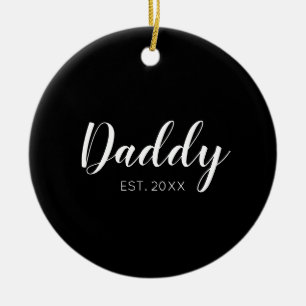 Neue Daddy-Typografie 2022 Keramik Ornament