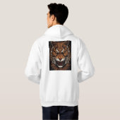 Neue Designs von Tiger Hoodie (Schwarz voll)