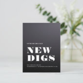 NEUE DIGS Einfache Ankündigung für moderne Minimal (Stehend Vorderseite)