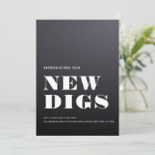NEUE DIGS Einfache Ankündigung für moderne Minimal (Stehend Vorderseite)