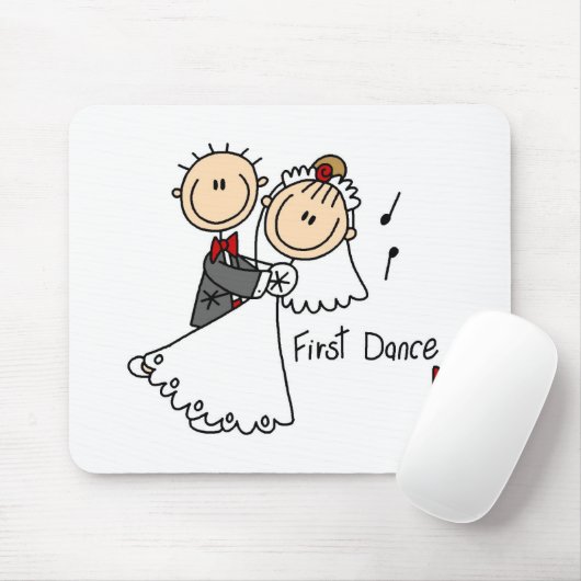 Neue Ehemann und der Ehefrau tanzen zuerst Mousepad (Mit Mouse)