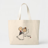 Neue Ehemann und der Ehefrau tanzen zuerst Tasche (Vorne)