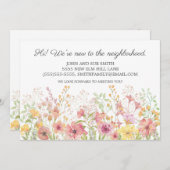 Neue Einführung in die Nachbarschaft Rosa Gelbe Bl Ankündigung (Vorne/Hinten)