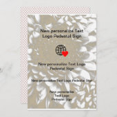 Neue Einladung Individuell anpassen (Vorne/Hinten)