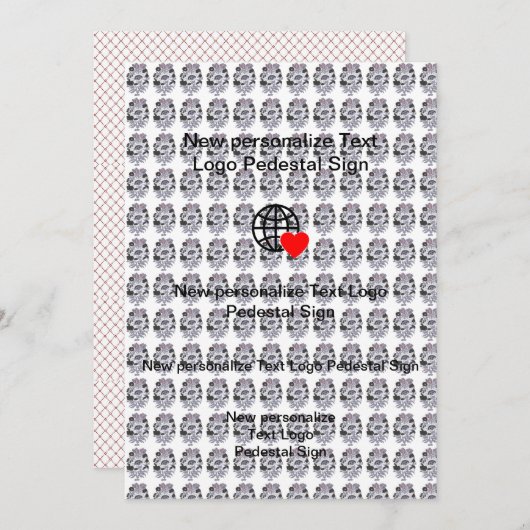 Neue Einladung Individuell anpassen (Vorne/Hinten)