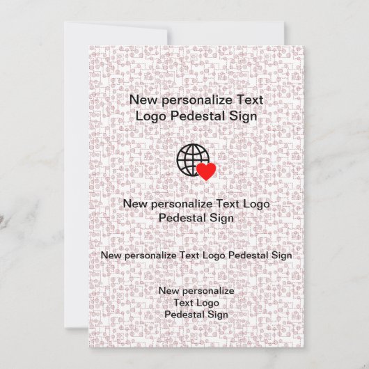 Neue Einladung Individuell anpassen (Vorderseite)