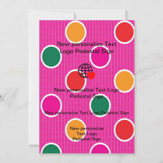 Neue Einladung Individuell anpassen (Vorderseite)