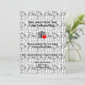 Neue Einladung Individuell anpassen (Stehend Vorderseite)