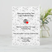 Neue Einladung Individuell anpassen (Stehend Vorderseite)