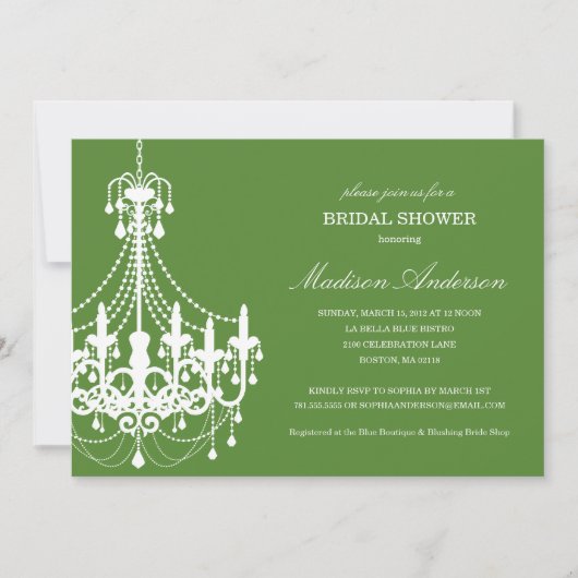 NEUE ELEGANZ| BRIDAL SHOWING INVITATION EINLADUNG (Vorderseite)