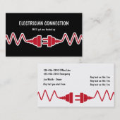 Neue Elektriker-Visitenkarten Visitenkarte (Vorne/Hinten)