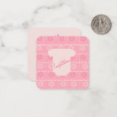 Neue Eltern, die zur Merkkarte werden sollen Mitteilungskarte (Vorderseite/Rückseite Beispiel)