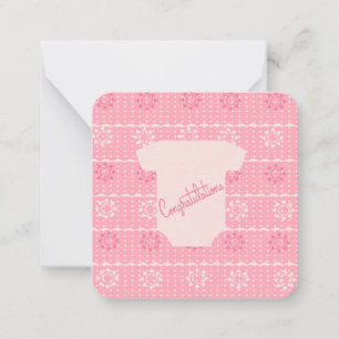 Neue Eltern, die zur Merkkarte werden sollen Mitteilungskarte