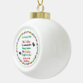 Neue Eltern Keramik Kugel-Ornament (Rechts)