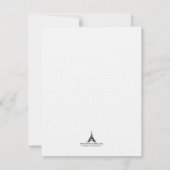 Neue Eltern mit Baby Boy - Danke Karte (Rückseite)