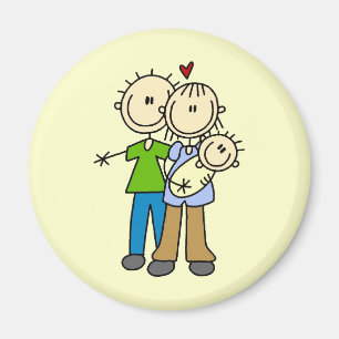 Neue-Eltern-Neugeborenes-T-Shirts und Geschenke Magnet