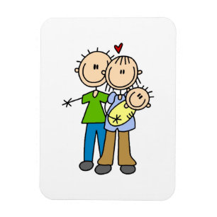 Neue-Eltern-Neugeborenes-T-Shirts und Geschenke Magnet