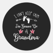 Neue Eltern-Shirts von Tm3-Designern I Runder Aufkleber (Vorderseite)