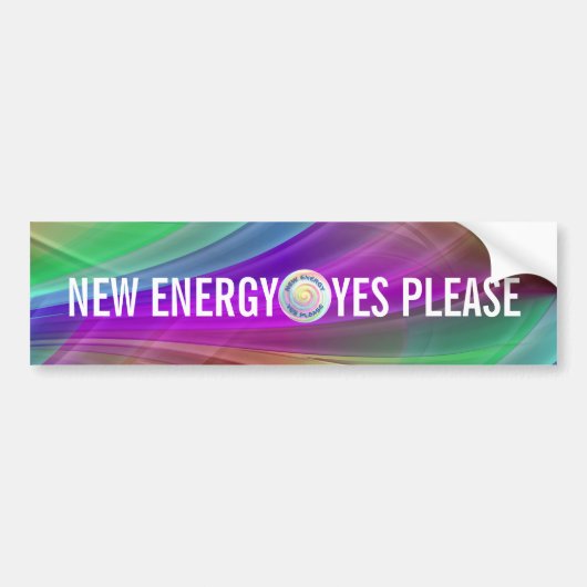 NEUE ENERGIE - JA BITTE AUTOAUFKLEBER (Vorne)