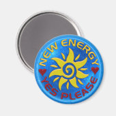 NEUE ENERGIESONNE - Wasser Magnet (Vorderseite/Rückseite)