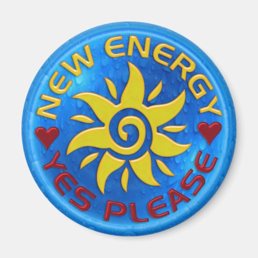 NEUE ENERGIESONNE - Wasser Magnet (Vorne)