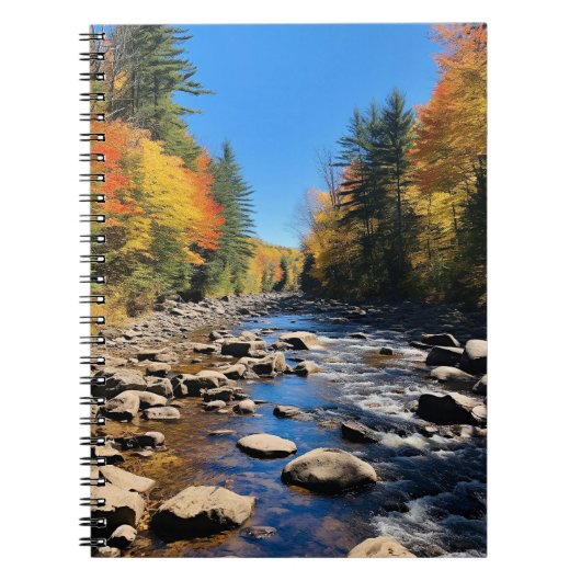 Neue England farbenfrohe Landschaft, Herbst, Notizblock (Vorderseite)