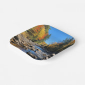 Neue England farbenfrohe Landschaft, Herbst, Pappteller (Gewinkelt)