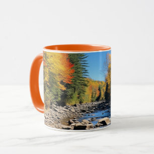Neue England farbenfrohe Landschaft, Herbst, Tasse