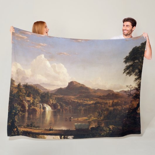 Neue England Landschaft Frederic Edwin Church Fleecedecke (Beispiel)