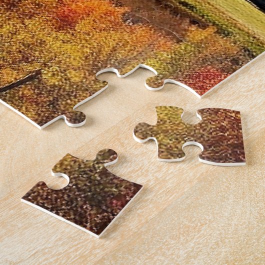 Neue England Landschaft, Herbst, Puzzle (Seite)