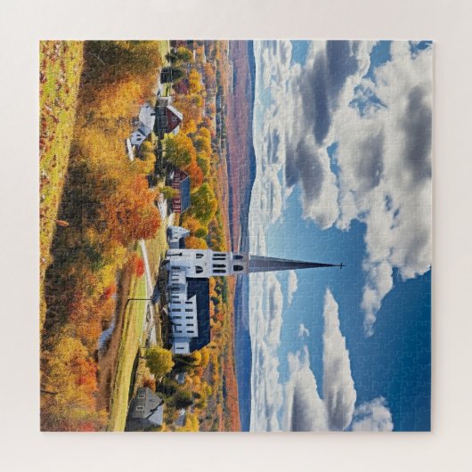 Neue England Landschaft, Herbst, Puzzle (Horizontal)