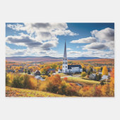 Neue England Landschaft im Herbst Geschenkpapier Set (Vorderseite 2)